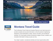 Tablet Screenshot of go-montana.com